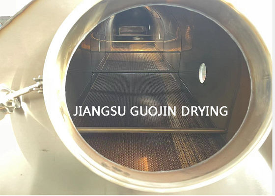Stainless Steel Fluid Bed Dryer VFBD 8x1.8 Kapasitas besar 290-420kg/jam Penghapusan Kelembaban