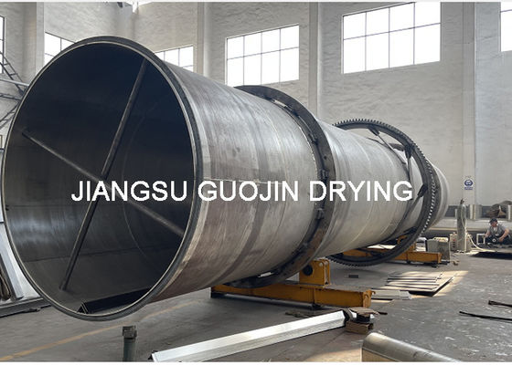 2M Diameter 12000kg / H Rotary Drum Dryer Untuk Pupuk Fosfor