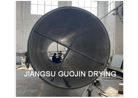 Pengoperasian Mudah Pemanasan Langsung Rotary Drum Dryer Untuk Lumpur Limbah
