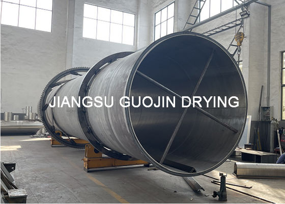 Pengoperasian Mudah Pemanasan Langsung Rotary Drum Dryer Untuk Lumpur Limbah