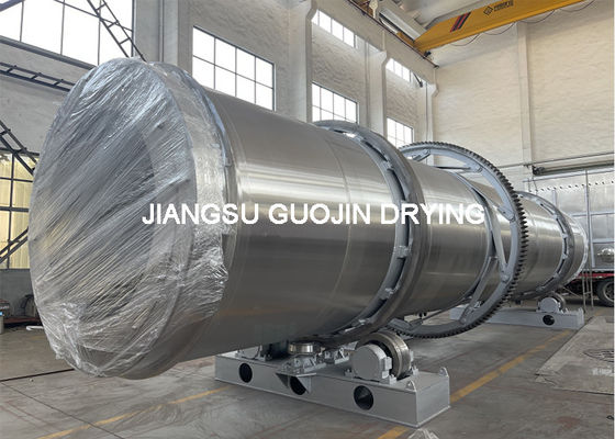 Pemanasan Langsung Rotary Drum Dryer Kapasitas Besar 2x20M Untuk Lumpur Limbah