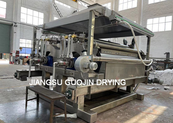 Pengering Drum Ganda Scraper Industri Profesional Untuk Ragi Kering Aktif
