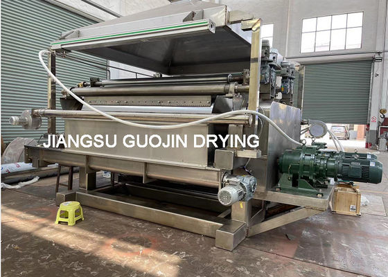 Pengering Drum Ganda Scraper Industri Profesional Untuk Ragi Kering Aktif