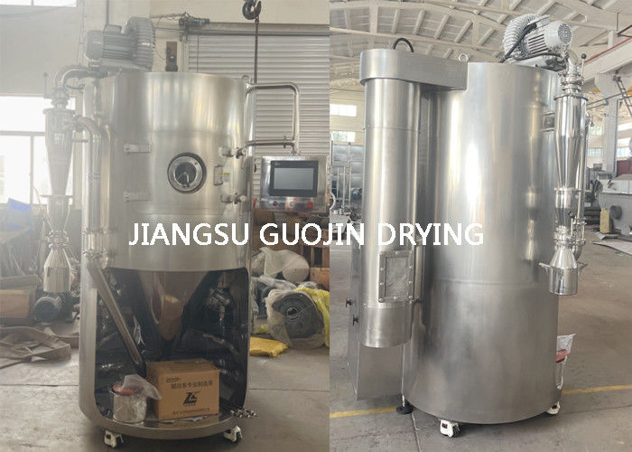 Kecepatan putar 25000rpm Laboratorium Semprot Pengering Untuk Pengembalian Bubuk Kering 95% 9KW