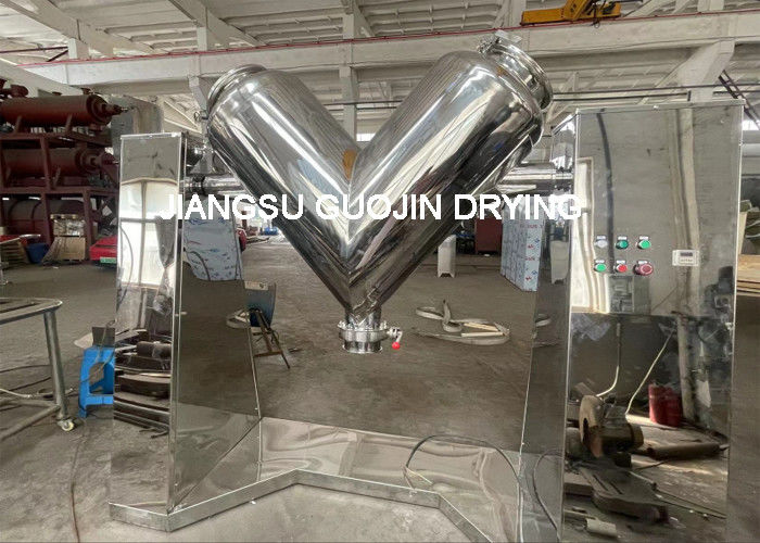 200L Double Jacket V Type Mixer Dengan Kecepatan Pengadukan 12r/min