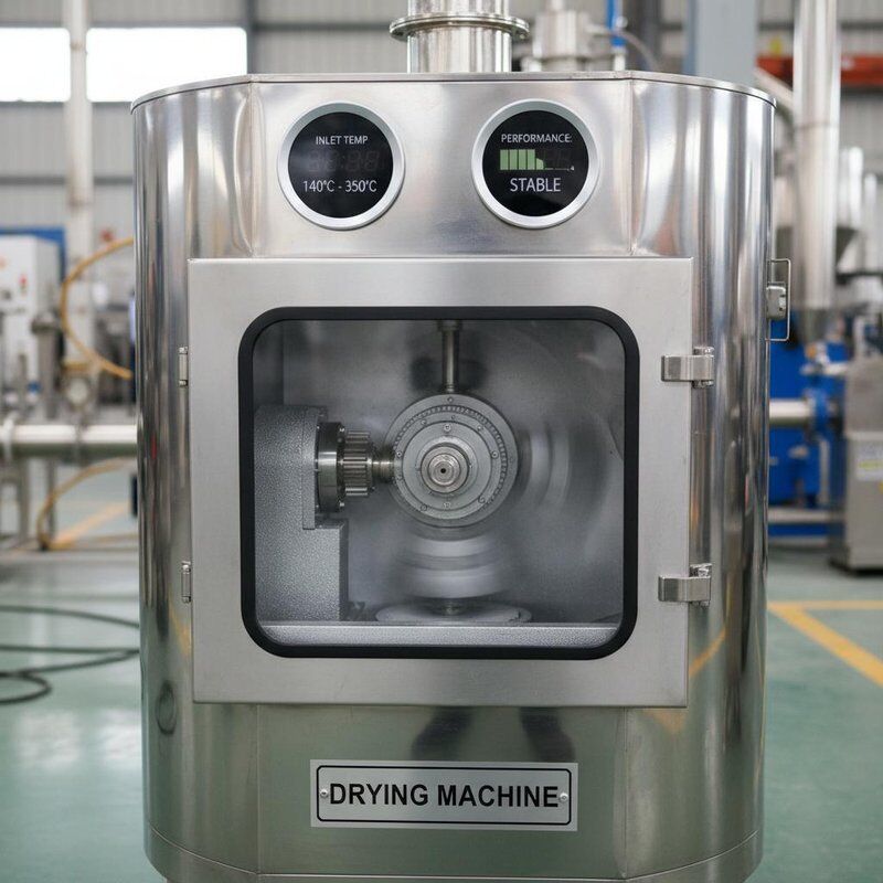 Suhu masuk 140 hingga 350 Mesin Pengering dengan Penggerak Mekanis Kepala Semprot Sentrifugal Menawarkan Kestabilan dan Kinerja