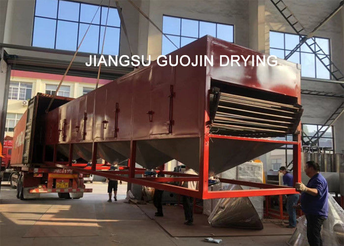 Conveyor Mesh Belt Mesin Pengeringan Udara Panas Lapisan Tunggal 2x10 Meter Untuk Cabai
