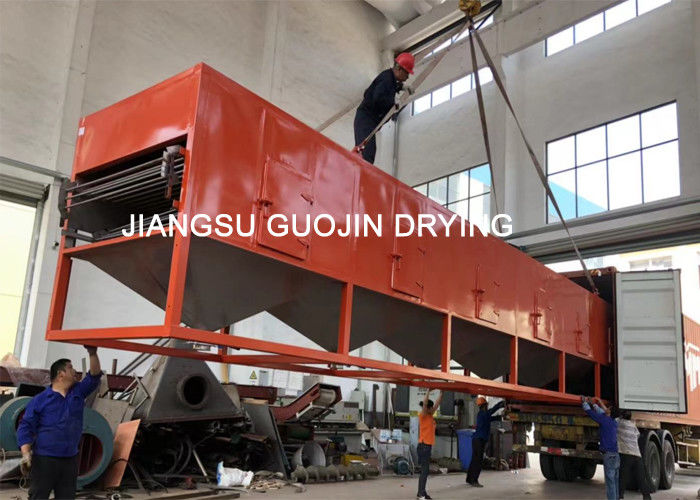 Tunnel Conveyor Mesh Belt Mesin Pengeringan Udara Panas 2x12 Meter Untuk Buah Kelapa