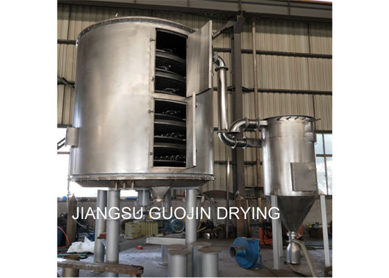 6 Layer 26.3M2 Continuous Rotary Disc Dryer 4KW Untuk Bubuk Kelapa