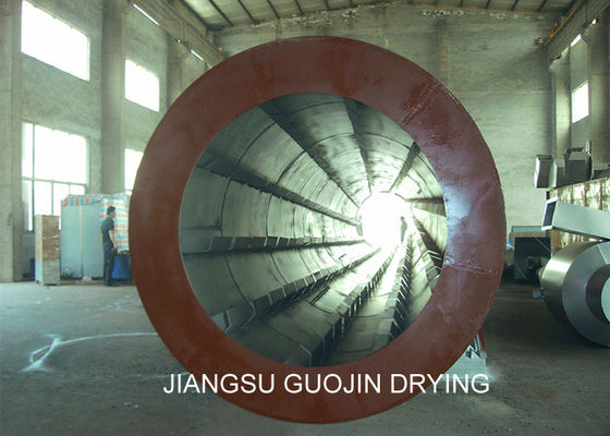 Steam Heating 1.2 * 10m Rotary Drum Dryer Untuk Pupuk