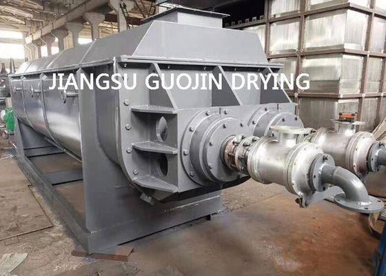 Rotary Electroplating Sludge Vacuum Hollow Paddle Dryer Disesuaikan