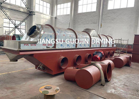Pengering Tempat Tidur Cairan Bergetar Horisontal Seri ZLG-1.5x9 Untuk Gula