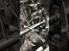 Pemanasan listrik SS Pengaduk bubuk pita horizontal 4KW